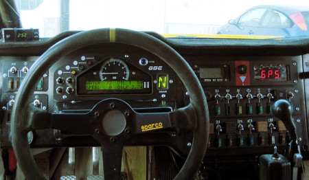 OSCar Cockpit view from the drivers seat